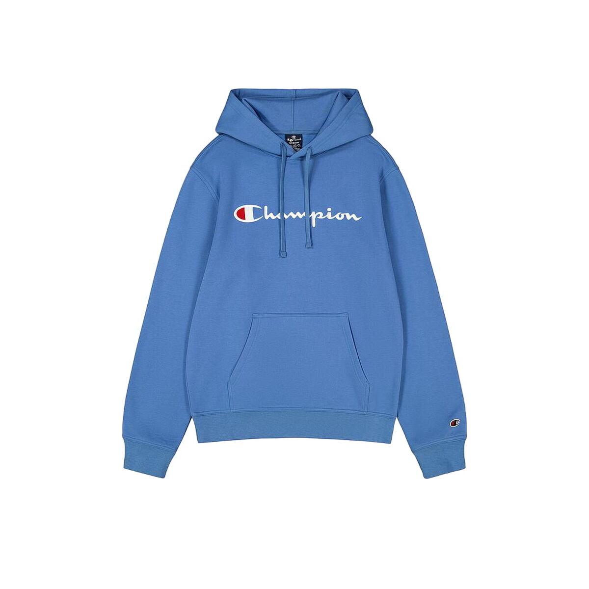 Hættetrøje til Mænd Champion HOODED SWEATSHIRT 220253 CBU Blå M