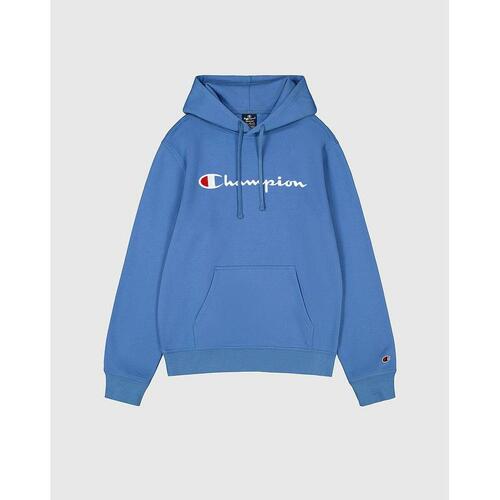 Hættetrøje til Mænd Champion HOODED SWEATSHIRT 220253 CBU Blå M
