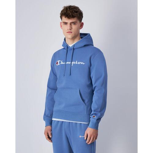 Hættetrøje til Mænd Champion HOODED SWEATSHIRT 220253 CBU Blå L