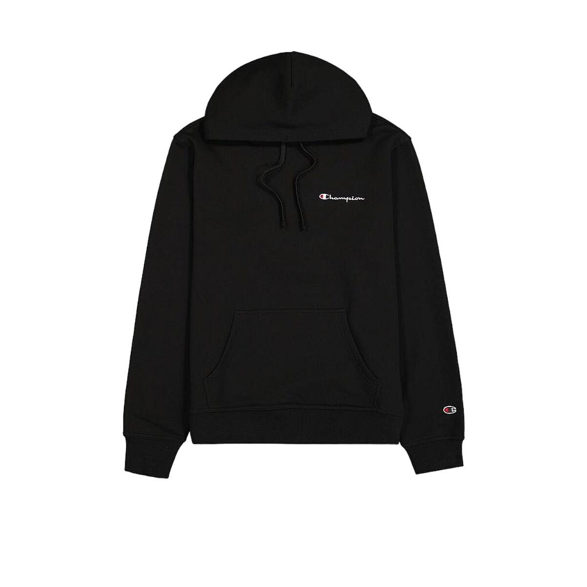 Hættetrøje til Mænd Champion HOODED SWEATSHIRT 220258 NBK Sort M