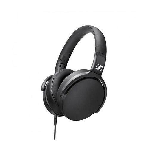 Sennheiser HD 400S hovedtelefoner - sort, foldbar, med mikrofon
