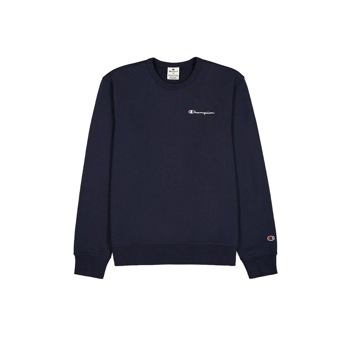 Sweaters uden Hætte til Mænd Champion CREWNECK SWEATSHIRT 220259 NNY Marineblå S