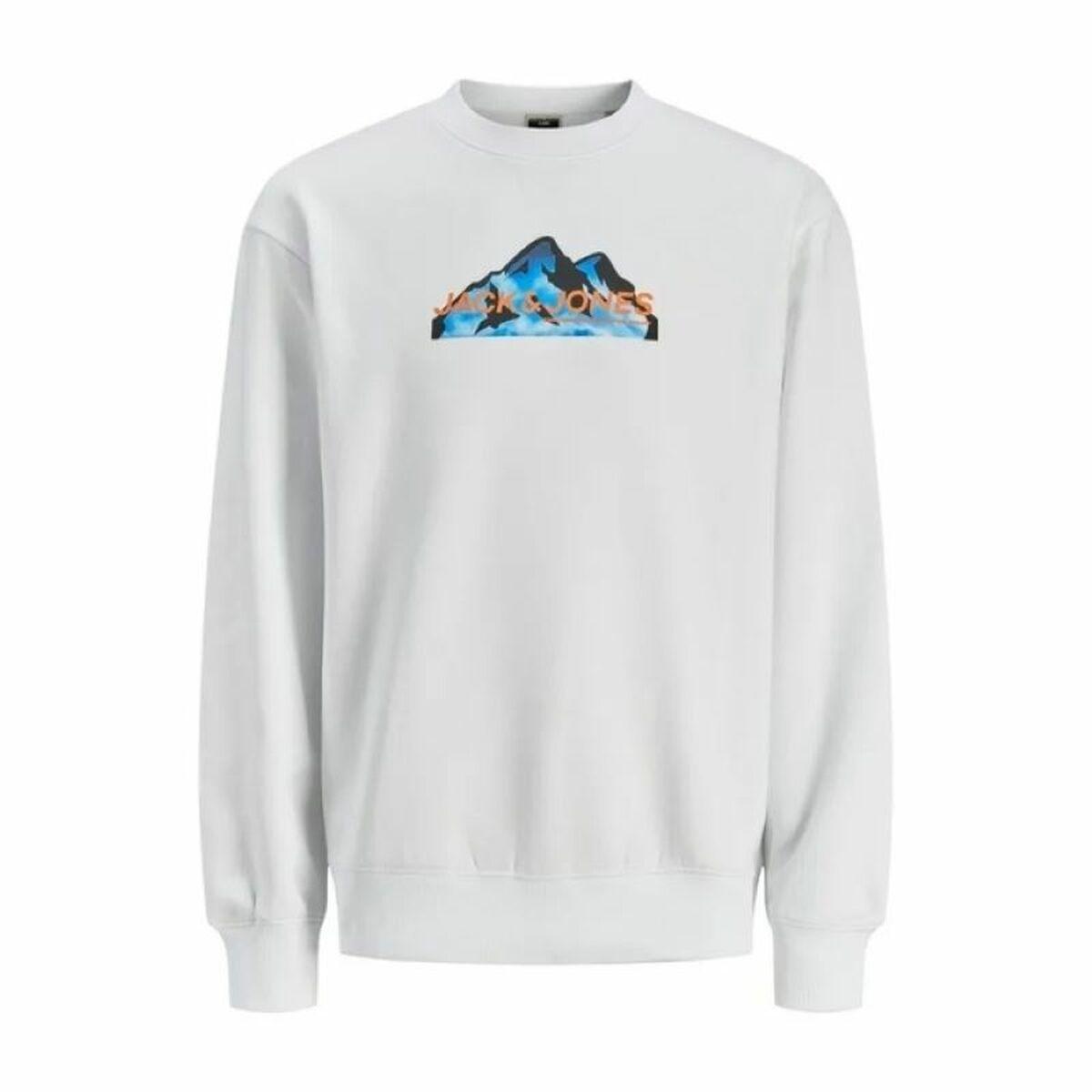 Sweaters uden Hætte til Mænd Jack & Jones SWEAT CREW NECK 12262094 Hvid L