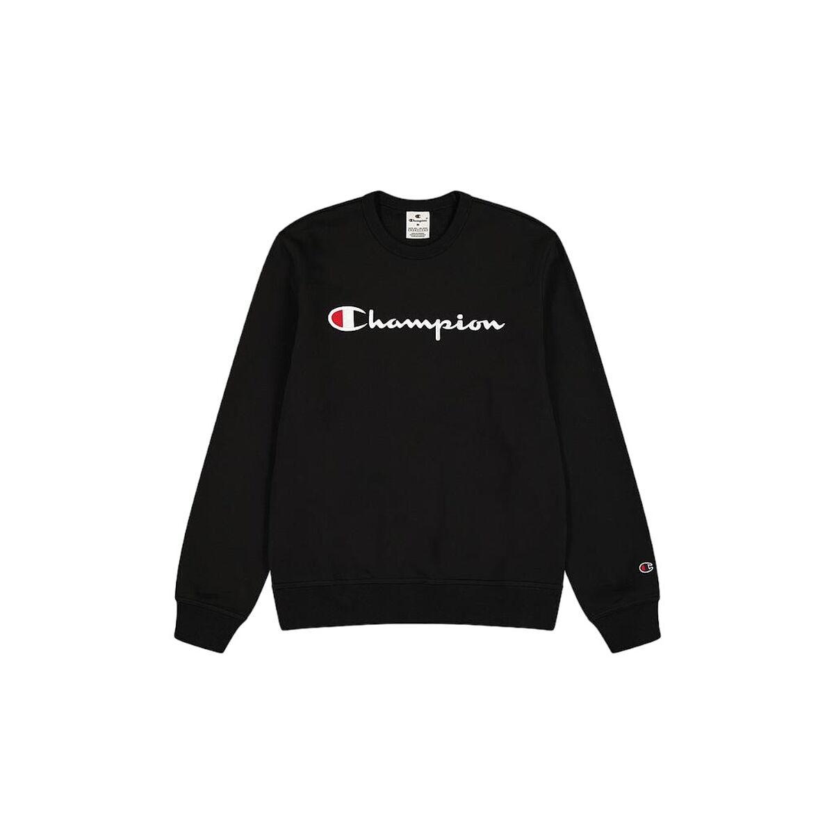 Champion crewneck sweatshirt til mænd - sort (S)
