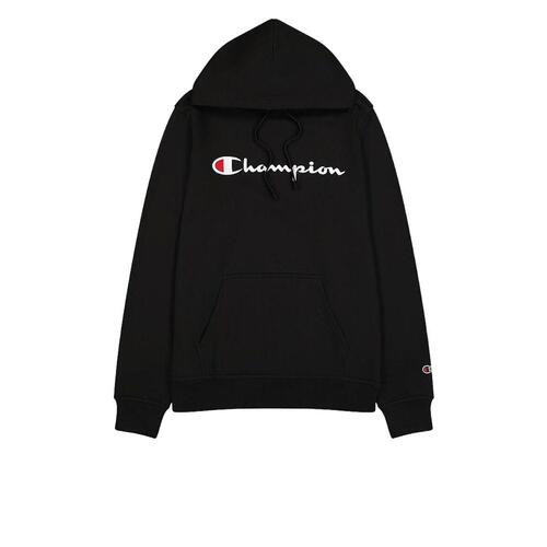 Hættetrøje til Mænd Champion HOODED SWEATSHIRT 220253 NBK Sort XXL