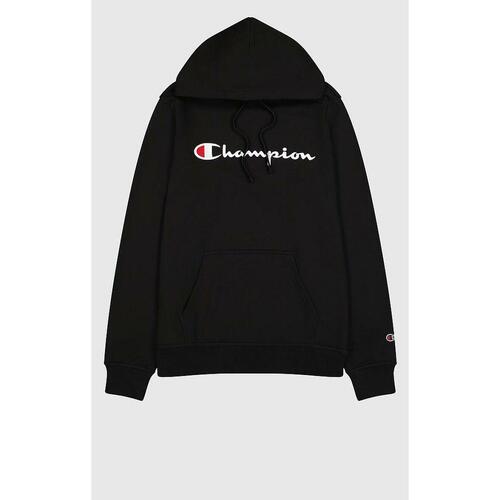 Hættetrøje til Mænd Champion HOODED SWEATSHIRT 220253 NBK Sort XXL
