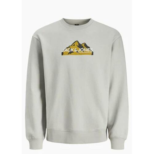 Sweaters uden Hætte til Mænd Jack & Jones SWEAT CREW NECK 12262094 Grå S