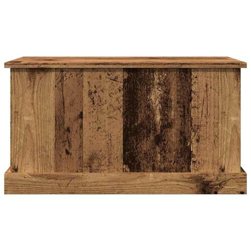 Opbevaringskasse 70x40x38 cm konstrueret træ antikt træ