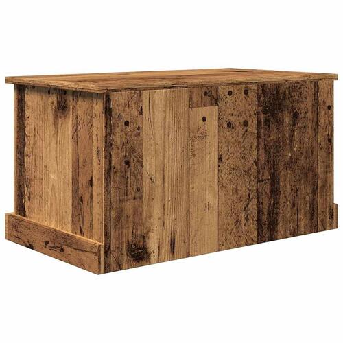 Opbevaringskasse 70x40x38 cm konstrueret træ antikt træ