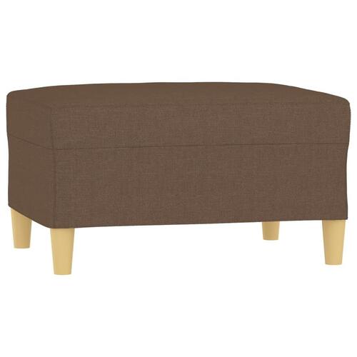 Fodskammel 70x55x41 cm stof brun
