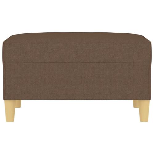 Fodskammel 70x55x41 cm stof brun