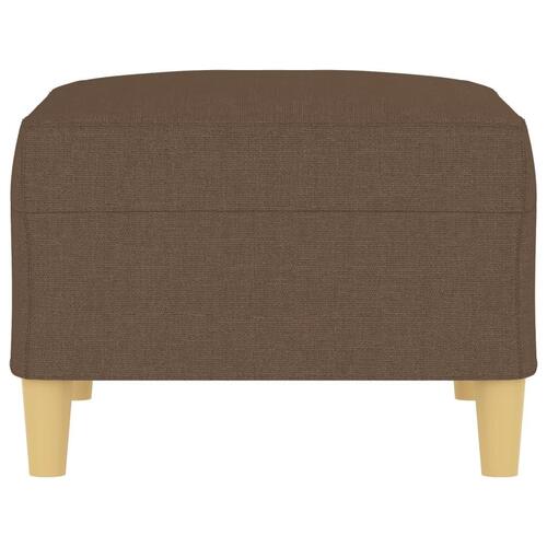 Fodskammel 70x55x41 cm stof brun