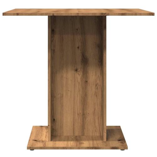 Spisebord 80x80x75 cm konstrueret træ kunsteg