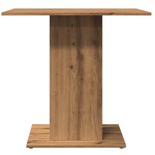 Spisebord 80x80x75 cm konstrueret træ kunsteg