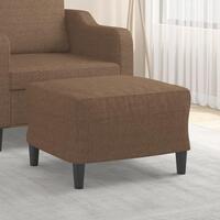 Fodskammel 60x50x41 cm stof brun