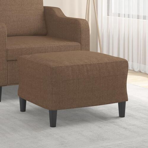 Fodskammel 60x50x41 cm stof brun