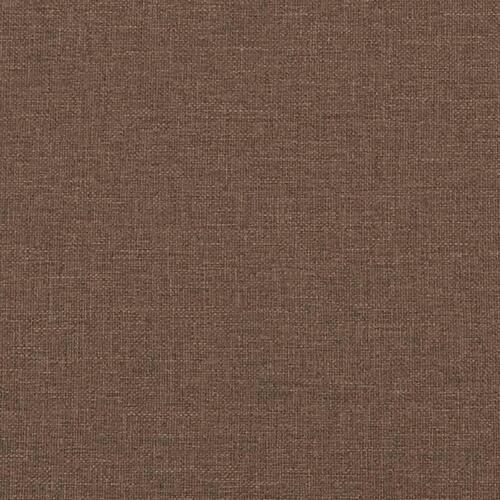 Fodskammel 60x50x41 cm stof brun