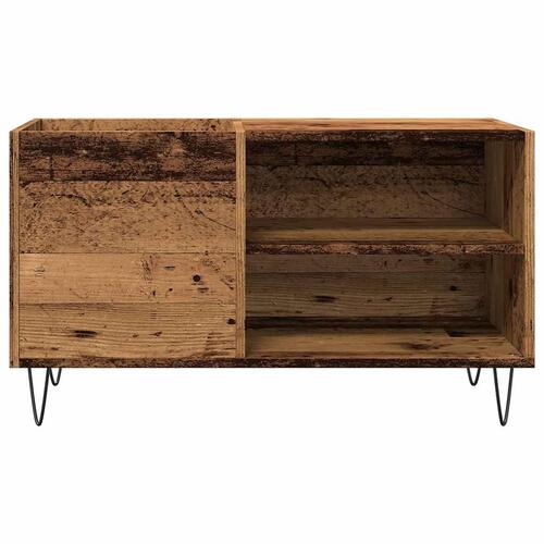 Vinylskab 84,5x38x48 cm konstrueret træ antikt trælook