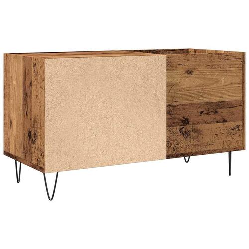 Vinylskab 84,5x38x48 cm konstrueret træ antikt trælook