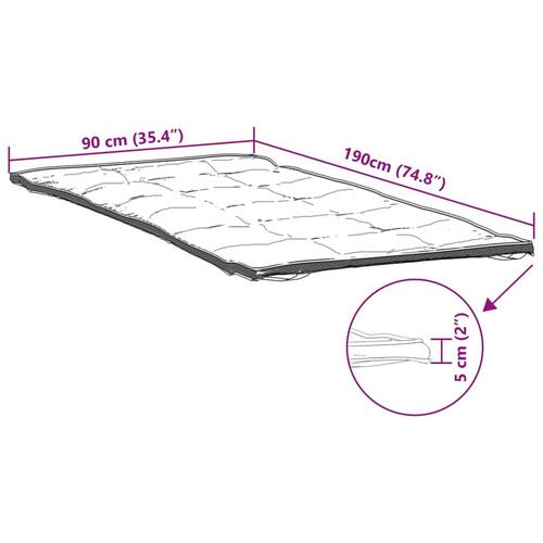 Madrasbeskytter 90x190 cm hvid