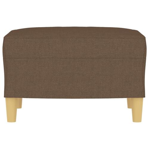 Fodskammel 60x50x41 cm stof brun