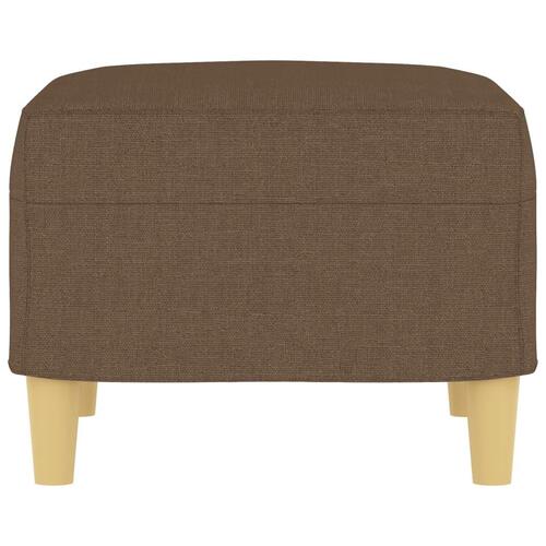 Fodskammel 60x50x41 cm stof brun