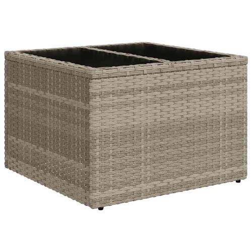 Sofasæt til haven 8 dele med hynder polyrattan lysegrå