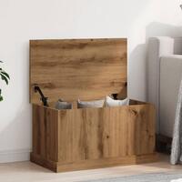 Opbevaringskasse 70x40x38 cm konstrueret træ kunsteg