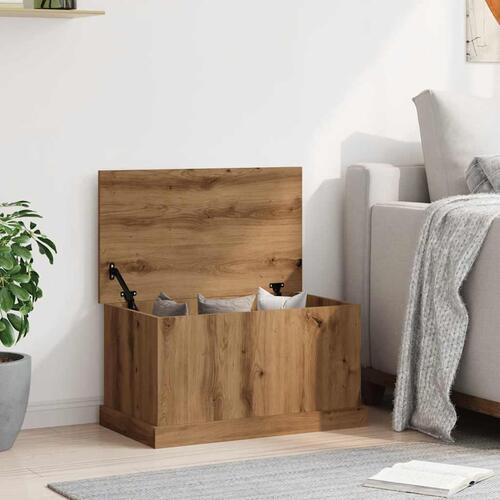 Opbevaringskasse 70x40x38 cm konstrueret træ kunsteg