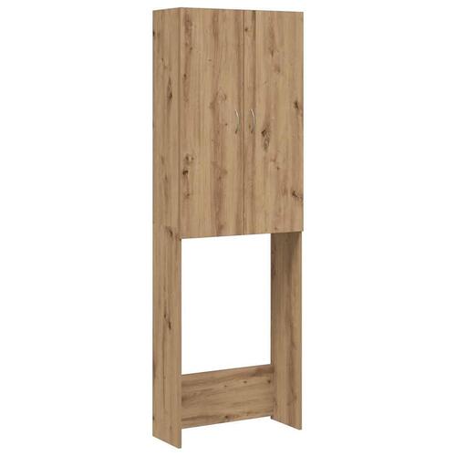 Vaskemaskineskab 64x25,5x190 cm kunsteg