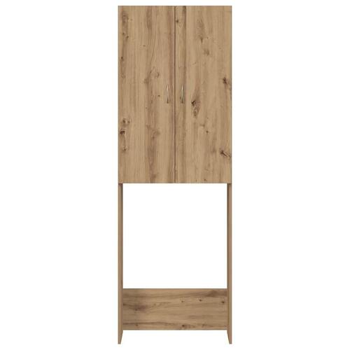 Vaskemaskineskab 64x25,5x190 cm kunsteg