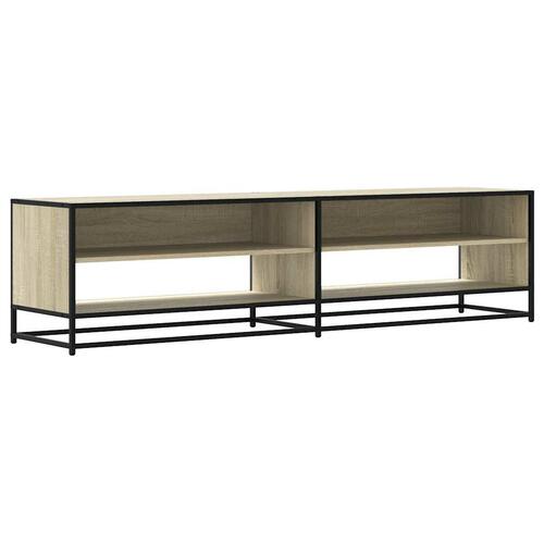 Tv-bord 180,5x40x46 cm konstrueret træ sonoma-eg