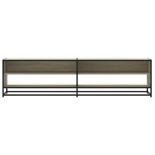 Tv-bord 180,5x40x46 cm konstrueret træ sonoma-eg