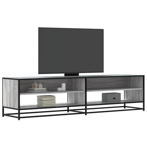 Tv-skab 180,5x40x46 cm konstrueret træ grå sonoma-eg