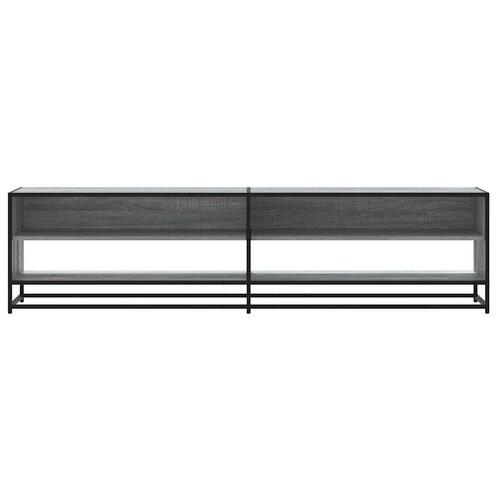 Tv-skab 180,5x40x46 cm konstrueret træ grå sonoma-eg
