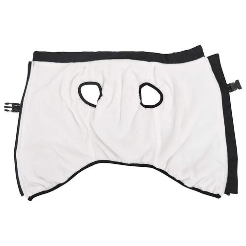 Hundefrakke med sele Vandtæt Reflekterende sort 6XL