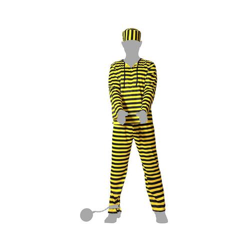 Kostume til voksne Gul Fange mand M/L