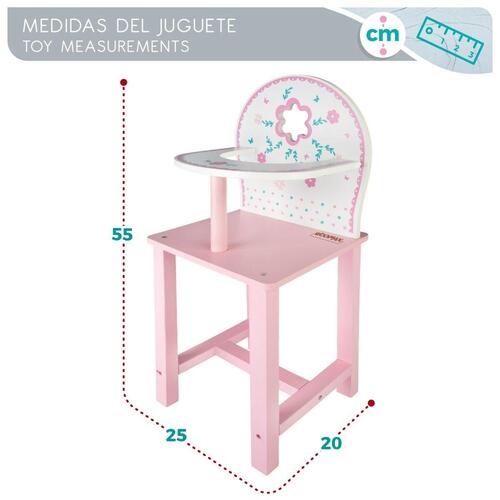 Trone Woomax 25 x 55 x 20 cm Dukker Hvid Pink 2 enheder