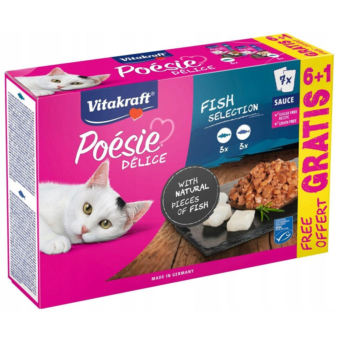 Kattemad Vitakraft Poesie Delice Fish selection Fisk
