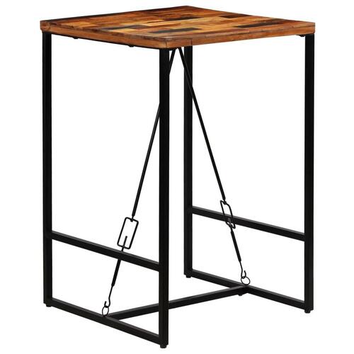 Barbord 70x70x106 cm massivt genbrugstræ
