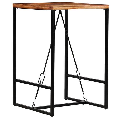 Barbord 70x70x106 cm massivt genbrugstræ