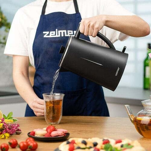 Kedel Zelmer ZCK8020B Sort Rustfrit stål Plastik 1500 W 1,7 L