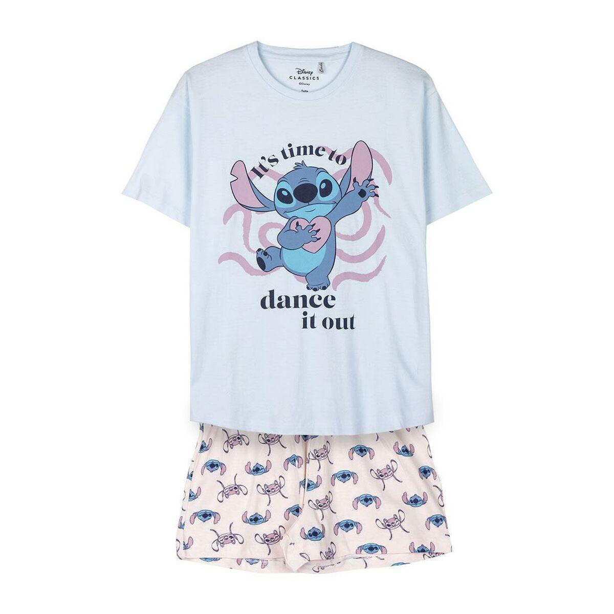 Børnepyjamasser Stitch Blå XS