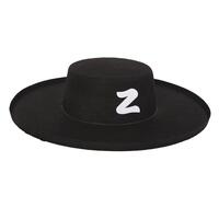 Hat Zorro Børns (53 cm)