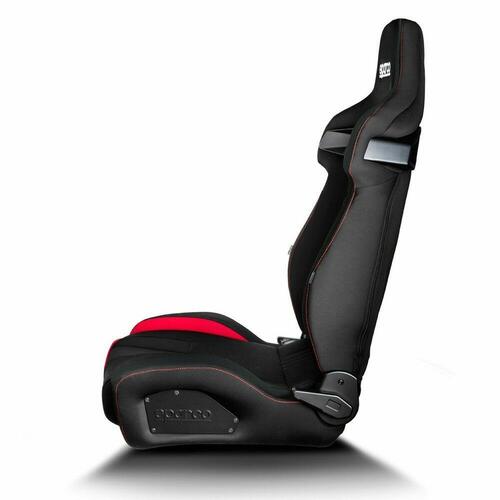 Racersæde Sparco R333 Sort Rød (OUTLET A)