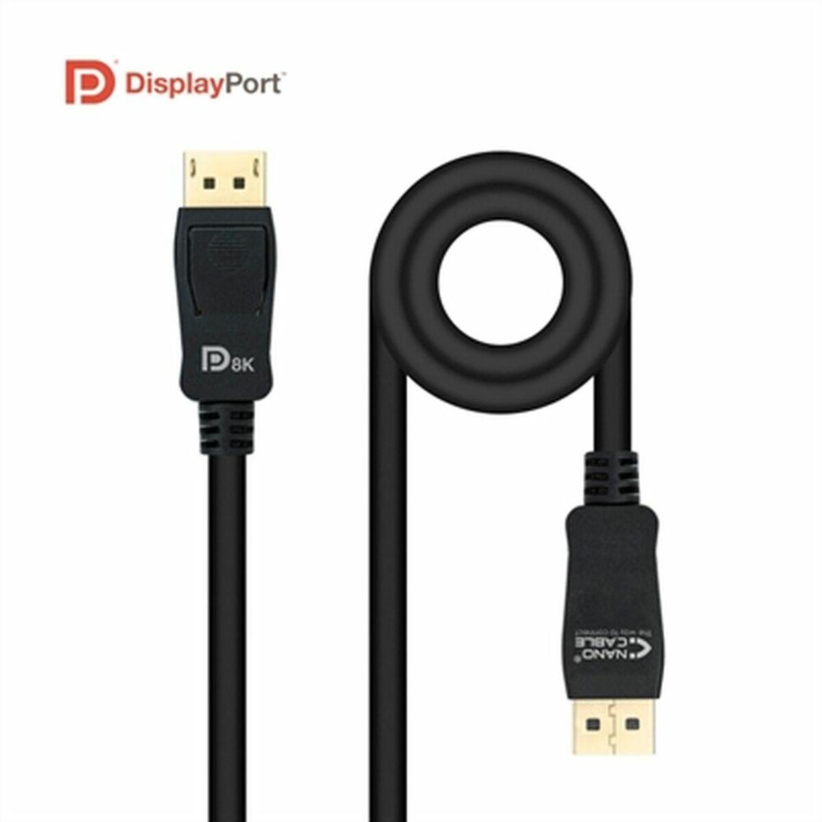NANOCABLE DisplayPort-kabel 1,5 m - sort (10.15.2501)
