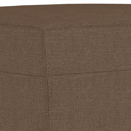 3 personers sofa stof brun