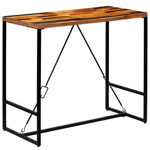 Barbord 120x60x106 cm massivt genbrugstræ