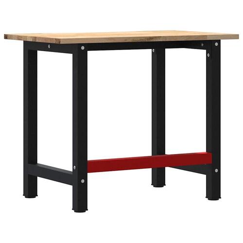 Arbejdsbænk 100x60x81,5 cm massivt egetræ