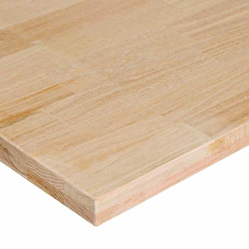 Arbejdsbænk 80x60x(71,5-98) cm massivt egetræ